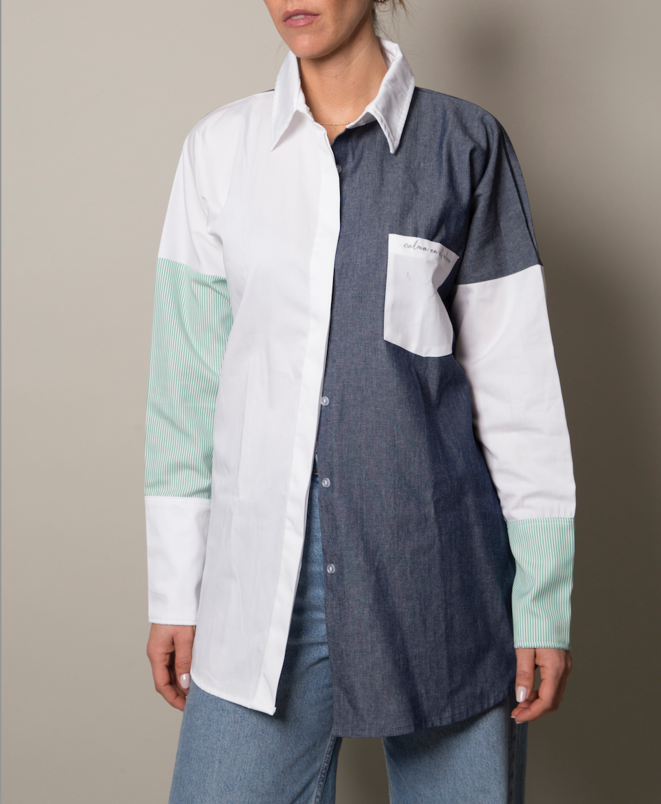 Camisa azul