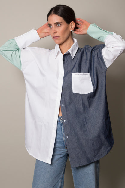 Camisa azul
